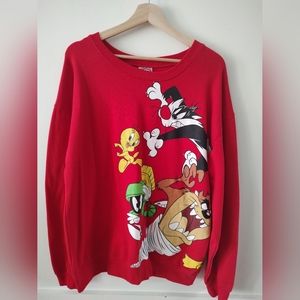 Looney Tunes Double Sided Crewneck- Size XL